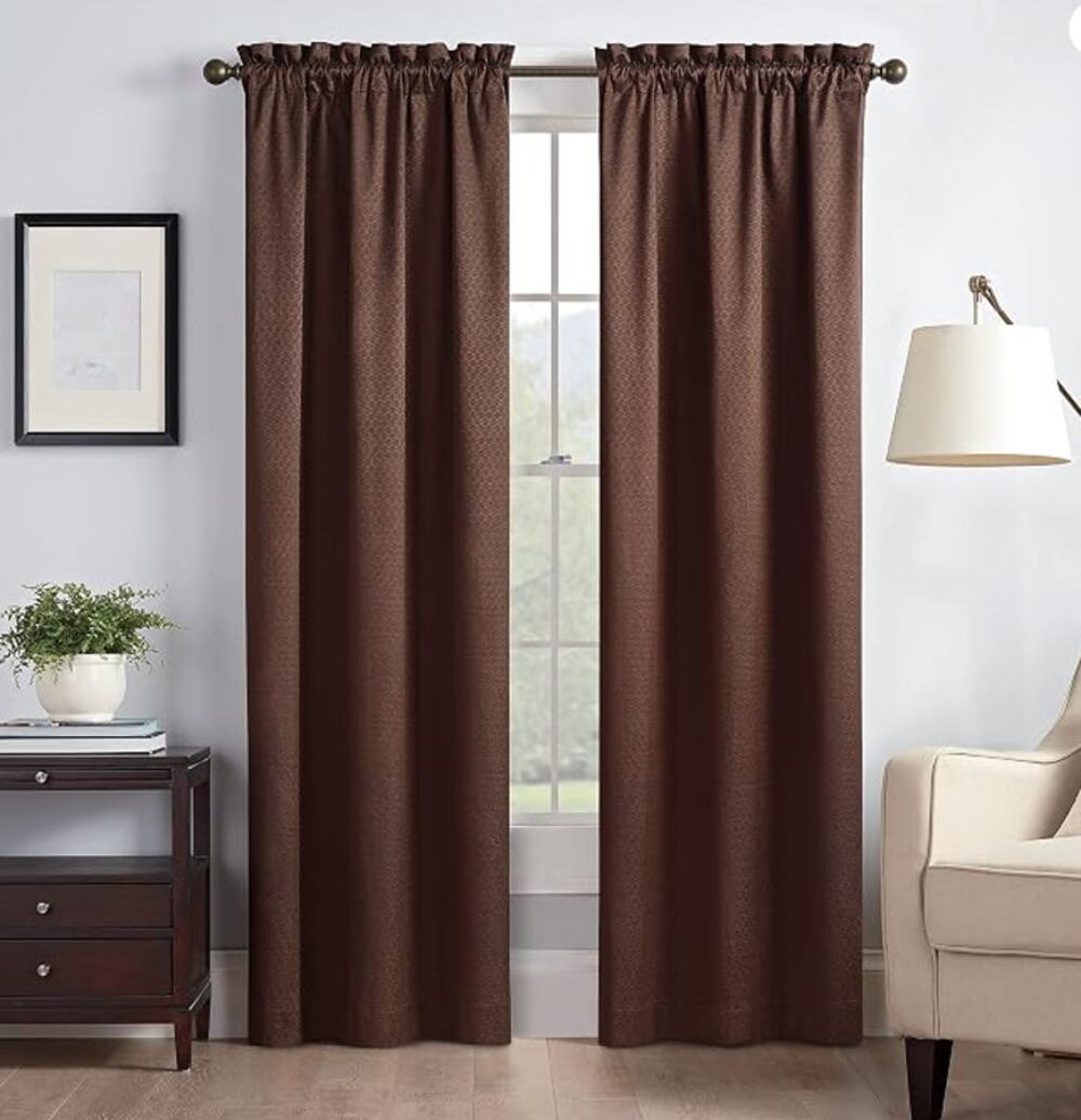 (3) ECLIPSE Blackout Curtains for Bedroom-Canova 42" x 84"